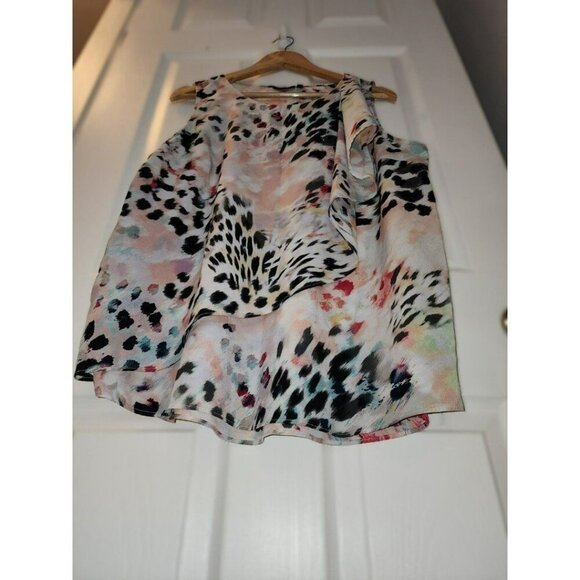 Apt. 9 XL Sleeveless Blouse |‎ Pink Animal Print | Flowy & Lightweight - Picture 11 of 12